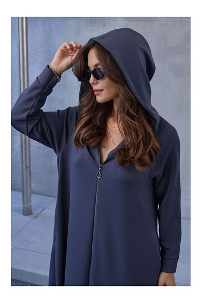 Elif Özbey Butik Smoked Modal Bell Φόρεμα - Με φερμουάρ
