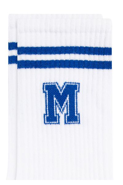 Mavi Weiße Socken mit Logo-Detail 0911108 -620