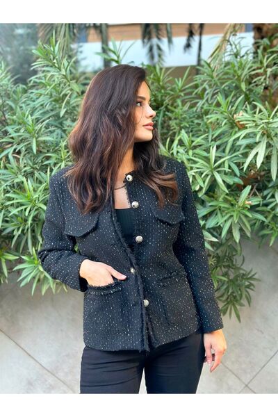 missşuşivibe Tüvit Kumaş Vatkalı Ceket