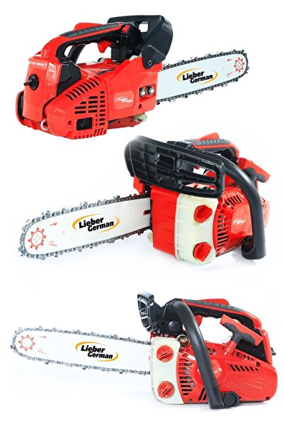 Lieber German Teknoloji 25cc Portatif Mini Benzinli Testere Ağaç Odun Dal Bud...