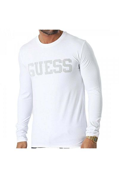 Guess Pánské Slim Fit tričko Ermak - M3Ri06J1314