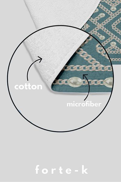Fortek Home Fitness Towel - Digital Printed, Sports Towel, 50X100 cm