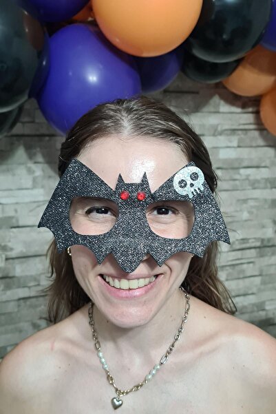 PEKSHOP Halloween Glasses - Bat Shaped Skull Halloween Accessories