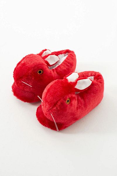 Babetty Plush Slippers with Colorful Animal Figures