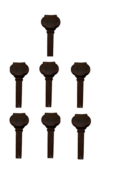 Donizetti Bağlama Saz Ahşap Burgusu Takımı (CEVİZ RENGİ)