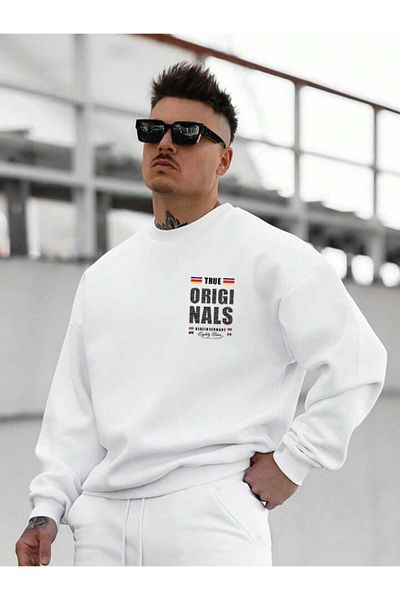 FAVORİST True Originals Cotton Crew Neck Sweatshirt