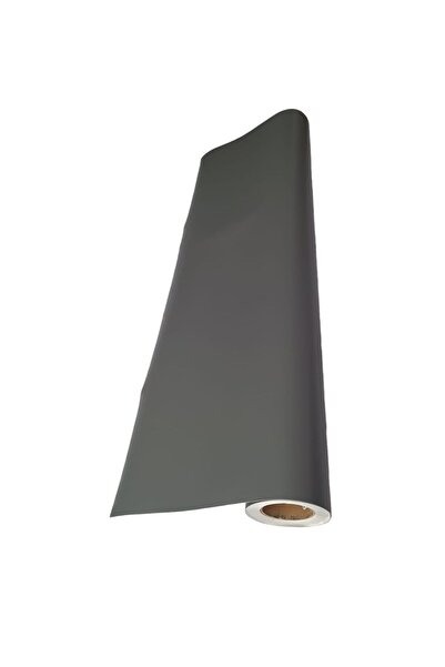 ESEMİZ MAT ANTRASİT GRİ RENK Dayanıklı Buzdolabı Beyaz Eşya Kaplama Folyosu 122cm X 2 Metre