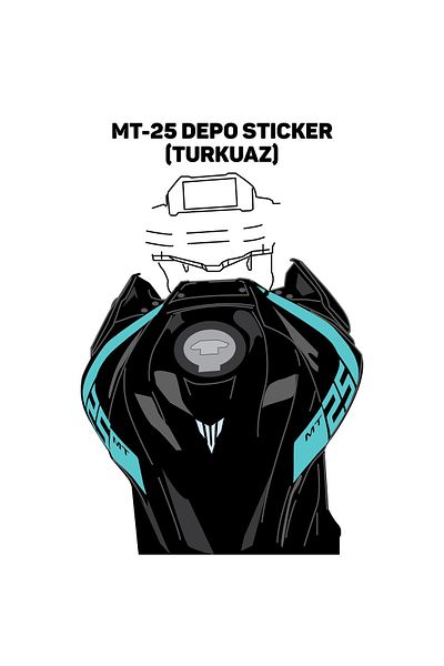 Run Grafik Shop Autocolant pentru rezervor YAMAHA MT-25 2019-2024 - MDL1