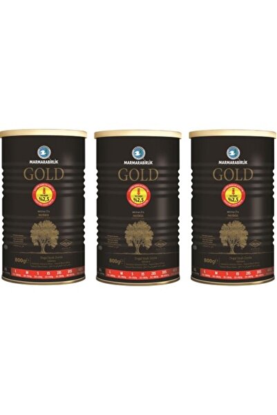 MarmaraBirlik Gold Siyah Zeytin 800 Gr 201-230 Xl 3 Adet