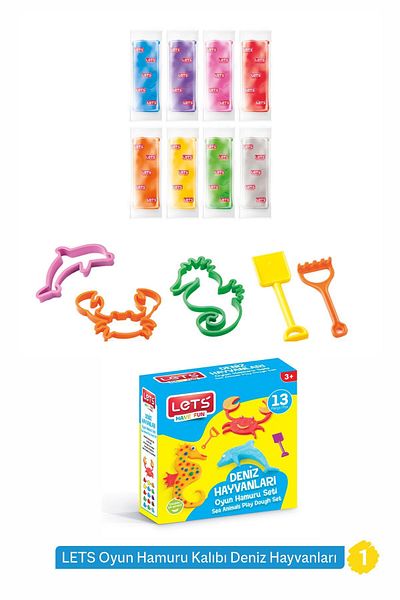 Lets Fun Play Dough Set - Molds