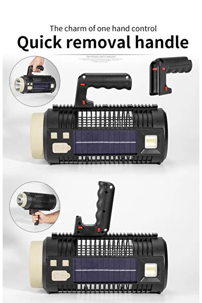 Janva Solar EL Feneri Prekejtör Sinek cız powerbanklı usb şarj lamba ışıldak ...