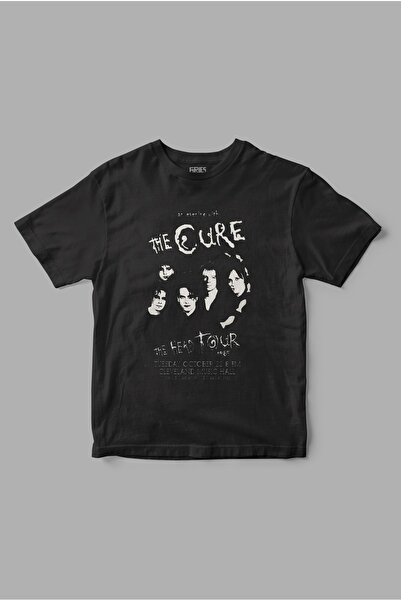 Gries تيشيرت بتصميم خاص مطبوع عليه شعار جولة فرقة ذا كيور