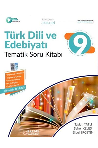 Referans Yayınları Palme Yayınları 9. Sınıf Türk Dili ve Edebiyatı Tematik So...