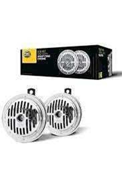 BAŞAK Hko Hella Süperton Büyük Kafa Nikelaj Korna Seti 12v (BOSCH TİPİ)