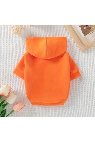 PetiliDünya Basic Hooded Sweatshirt - Cat and Dog Outfit
