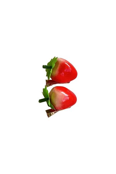 little Luv 2 Pieces of Children's Buckles with Strawberry Figures