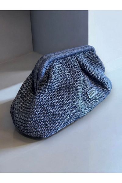 Nuggita Дамска чанта за стипендии Deep Blue - Ръчно изработена