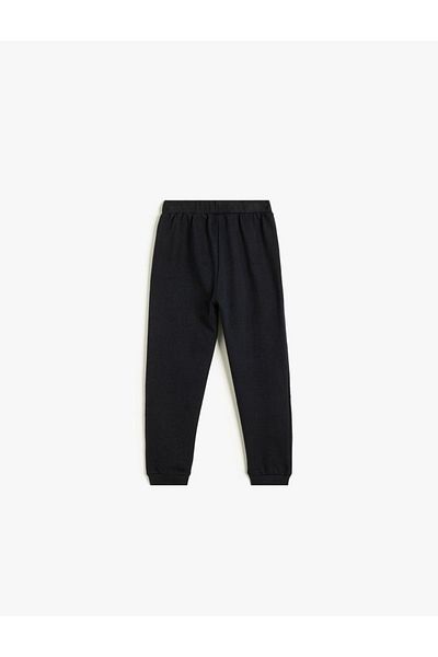 Koton Basic Sweatpants with Tie-Up Waist and Pockets