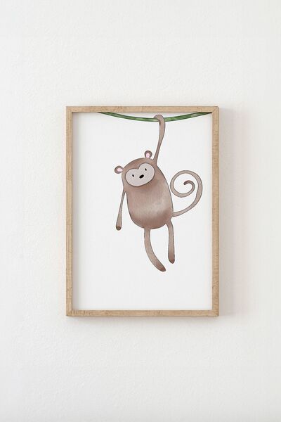 decorose Çocuk Odası Tablo, Ahşap Çerçeveli Tablo, Çocuk Tablo 3'lü Tablo Seti Trn056