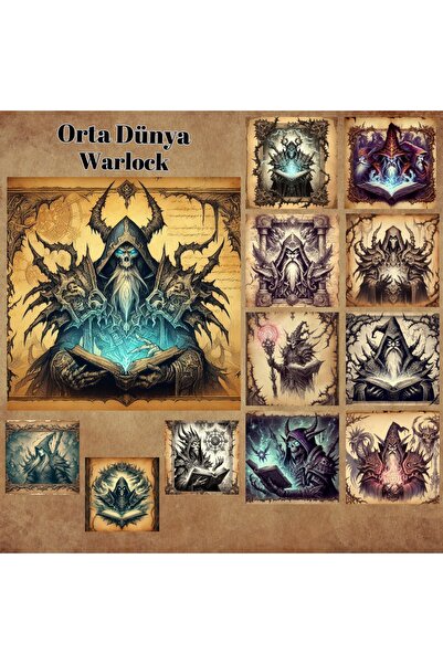 Pink Swan Craft Čarobnjaci Srednje Zemlje - 12 komada seta naljepnica za albu...