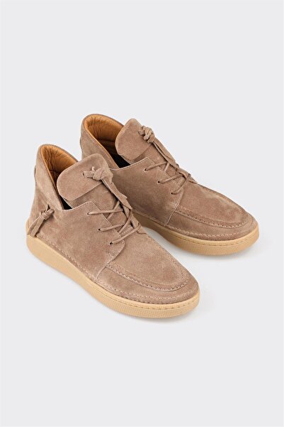 Elle Shoes Vizon Deri Kadın Günlük Bot