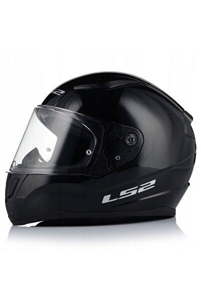 LS2 Rapıd 2 Parlak Siyah Fullface Motosiklet Kaskı