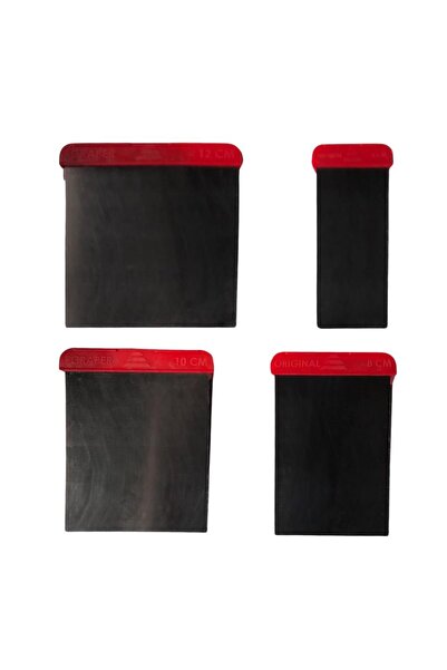 İzmir Fırça İzmir Fırça Oto Spatula Takımı - 5-8-10-12 x 12 cm. - 4 Parça Set
