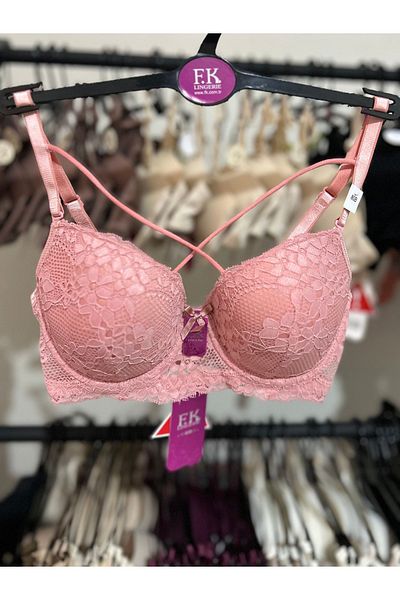 F.K Empty Cup Underwire Cross Strap Bralet Bra