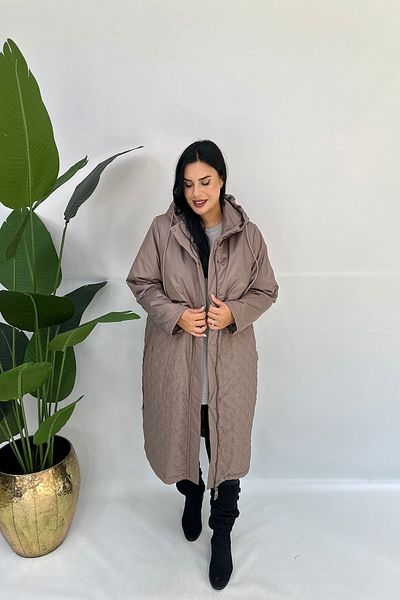 GÖKSEL Mink Plus Size Coat