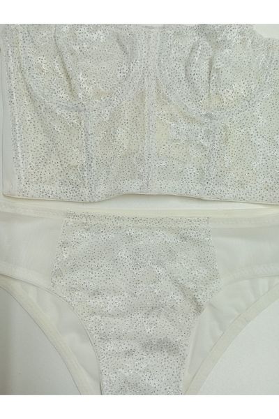 chiara grazia 692 Σετ Bustier Glitter χωρίς γέμιση