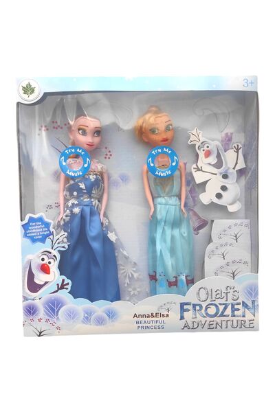 Brother Toys Karlar Ülkesi Frozen Müzikli Elsa Ve Anna 2'li Set Şarkı Söyleye...