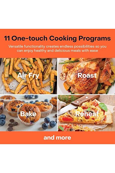 Nutricook Nutricook Air Fryer 3 Vision 5.7L | Air Fry, Roast, Bake, Dehydrate & Reheat | Black | 1700W