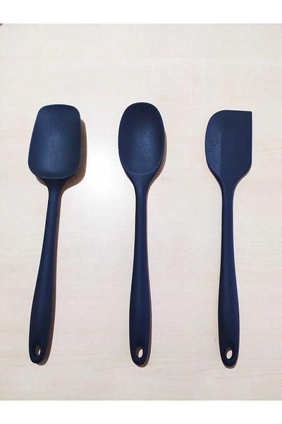 Vi Caro Large Size Silicone Spatula Spoon Set of 3
