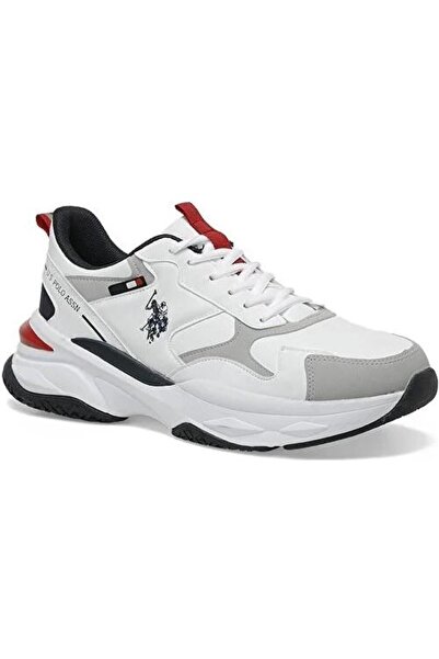 U.S. Polo Assn. حذاء رياضي أبيض للرجال