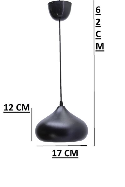571 Store ELİPS SARKIT AVİZE METAL GÖVDE