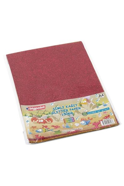 Bigpoint A4 Glitter Mixed 10 Color Paper