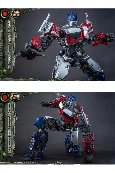 TOYFEST مجموعة مجسمات Trans Formers Starter Rise Of The Beasts Amk Series Optimus Prime - 20 سم