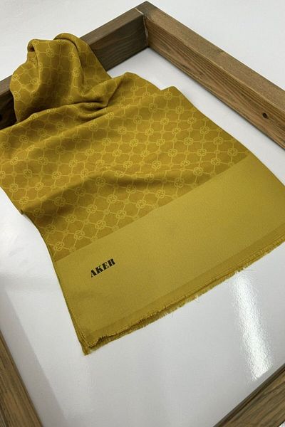 Aker Monogram Soft Cotton Shawl 1090100 -962