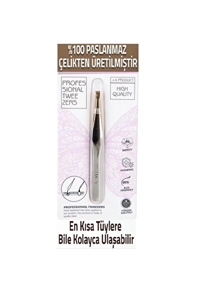 Efe Toys %100 Çelik Cımbız (tüy Kıl Alma Kaş Bıyık Ağda Yüz Cilt Epilasyon Cı...