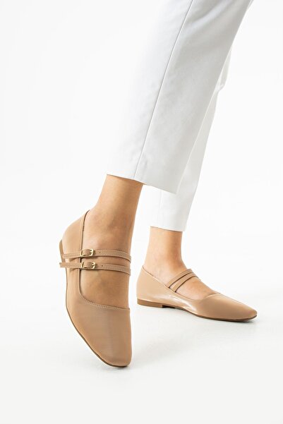 Fi-MA's Ženska Četvrtasti vrh komadna Baletanke - detalj sa dvostrukim trakama