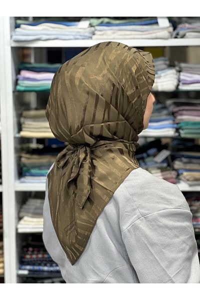 PİRAMİT Premium Jacquard Zebra Scarf