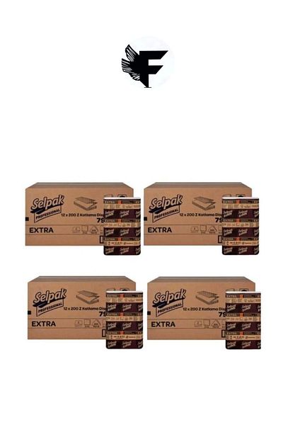 Selpak Professional Exstra Profocial 12X200 Z Fold 4 Plugs