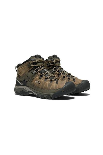 Keen Men's Bungee Cord - Black Targhee Iii Mid Wp, Waterproof Outdoor Boots