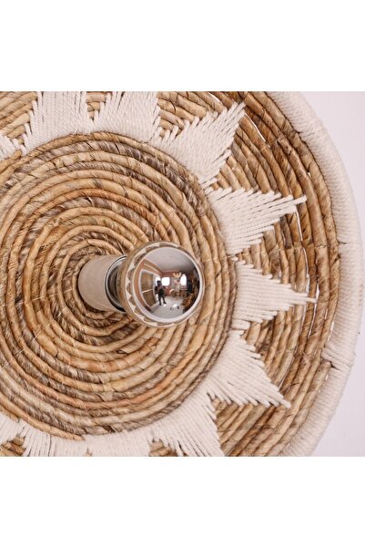 Mylamp Inka 40X9 cm Diameter - Natural Abaca Sconce