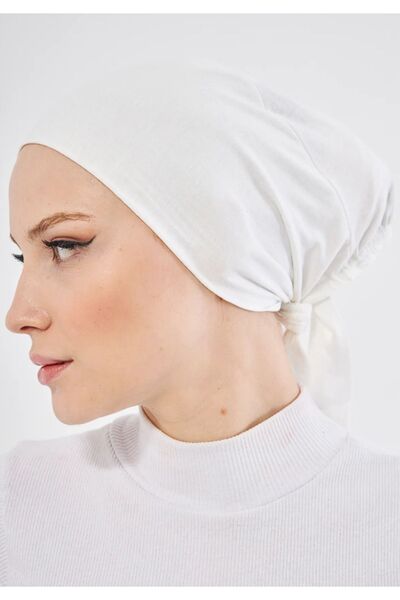 BELİNDA Cap de silicon alb catifelat cu bază anti-alunecare