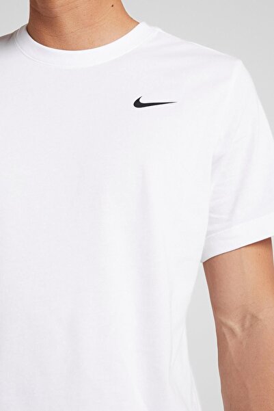 Nike تي شيرت رياضي رجالي - كلوب قطن أبيض