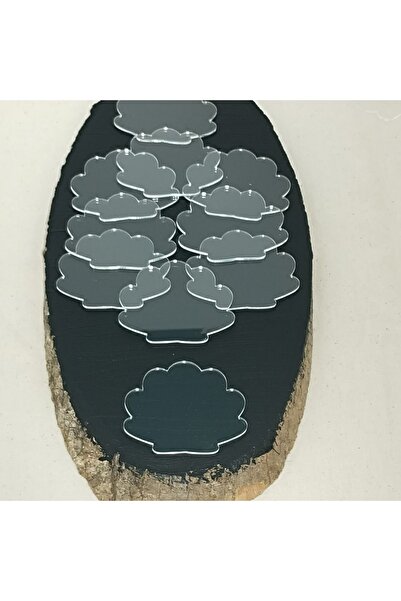 Lameray Şeffaf pleksi 7 cm istiridye model 2mm 20 adet