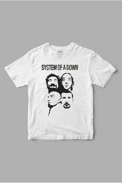 Gries System Of A Down "All Group" Baskılı Tişört