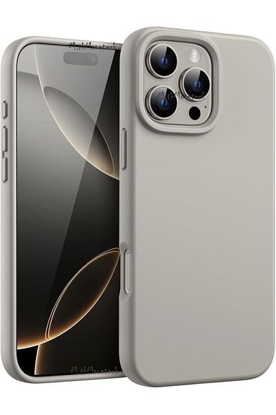 m.tk moveteck iPhone 16 Pro Case Launch Camera Protruding Protection Inside Velvet Soft Colorful Silicone Matte Feel