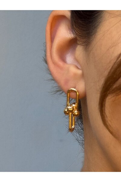 Esmee Chain Bulk Gold Color Earrings